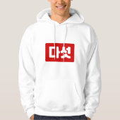 Koreaanse Nummer 5 Vijf 다섯 【Daseot】 Hangul Hoodie (Voorkant)
