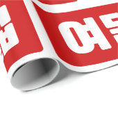 Koreaanse Nummer 8 Acht 여덟 【Yeodeol】 Hangul Cadeaupapier (Rol Hoek)