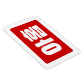 Koreaanse Nummer 9 Nine 아홉 【Ahop】 Hangul Magneet (Rechterzijde)