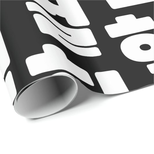 Koreaanse OMG/WTF 헐 Tekst Slang Hangul Taal Cadeaupapier (Rol Hoek)