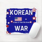 Koreaanse Oorlog - In Honor - Mousepad Muismat (Met muis)
