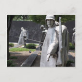 Koreaanse Oorlog Memorial Veterans Status Briefkaart (Voorkant)