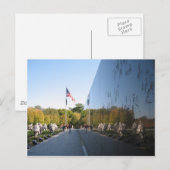 Koreaanse oorlogsmonument veteranen briefkaart (Voorkant / Achterkant)