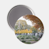 Koreaanse oorlogsmonument veteranen magneet (Voorkant / Achterkant)