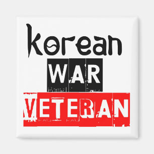 koreaanse oorlogsveteraan magneet