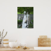 Koreaanse Oorlogsveteranen Memorial Serie drie Poster (Keuken)