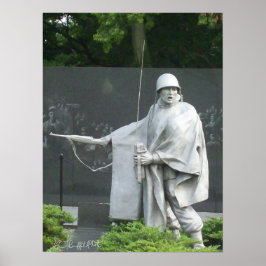 Koreaanse Oorlogsveteranen Memorial Serie vijf Poster