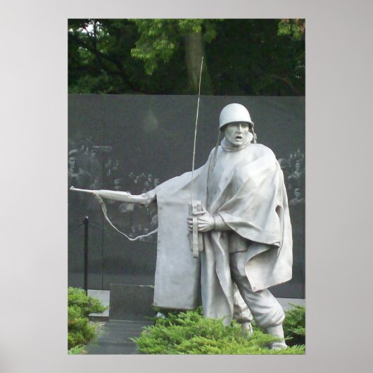 Koreaanse Oorlogsveteranen Memorial Serie vijf Poster (Voorkant)