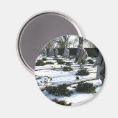 Koreaanse Oorlogsveteranen Memorial sneeuw Magneet (Voorkant / Achterkant)