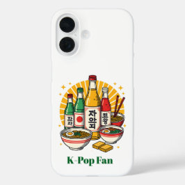 Koreaanse Popcultuur Borstprint Gedrukt op Rugzak iPhone 16 Hoesje