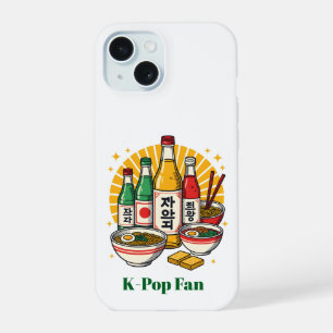 Koreaanse Popcultuur Borstprint Gedrukt op Rugzak  iPhone 15 Case