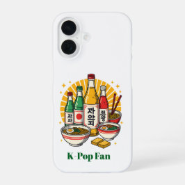 Koreaanse Popcultuur Borstprint Gedrukt op Rugzak iPhone 16 Hoesje