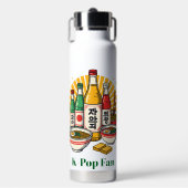 Koreaanse popcultuur borstprint waterfles (Voorkant)