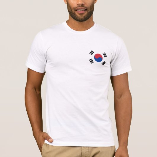 Koreaanse Pride Vlag 한국 T-shirt (Voorkant)