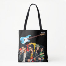 Koreaanse Reggae Band Gitaar Grafisch