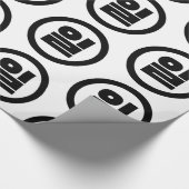 Koreaanse Sino nummer 1 een 일【il】 Hangul Cadeaupapier (Hoek)