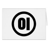 Koreaanse Sino Nummer 2 Twee 이 【I】 Hangul (Voorkant Horizontaal)