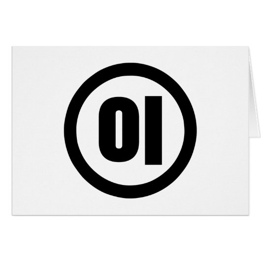 Koreaanse Sino Nummer 2 Twee 이 【I】 Hangul (Voorkant Horizontaal)