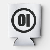 Koreaanse Sino Nummer 2 Twee 이 【I】 Hangul Blikjeskoeler (Voorkant)