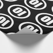 Koreaanse Sino Nummer 2 Twee 이 【I】 Hangul Cadeaupapier (Hoek)