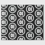 Koreaanse Sino Nummer 2 Twee 이 【I】 Hangul Cadeaupapier (Vlak)