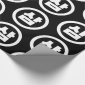 Koreaanse Sino Nummer 3 Drie 삼 【Sam】 Hangul Cadeaupapier (Hoek)