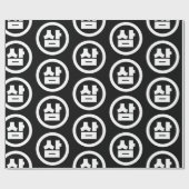 Koreaanse Sino Nummer 3 Drie 삼 【Sam】 Hangul Cadeaupapier (Vlak)