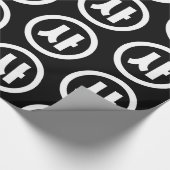 Koreaanse Sino Nummer 4 Vier 사 【SA】 Hangul Cadeaupapier (Hoek)