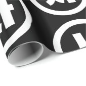 Koreaanse Sino Nummer 4 Vier 사 【SA】 Hangul Cadeaupapier (Rol Hoek)