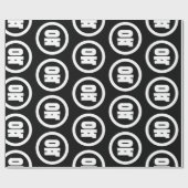 Koreaanse Sino Nummer 6 Zes 육 【Yuk】 Hangul Cadeaupapier (Vlak)