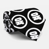 Koreaanse Sino Nummer 6 Zes 육 【Yuk】 Hangul Stropdas (Opgerold)