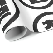 Koreaanse Sino Nummer 7 Zeven 칠【Chil】 Hangul Cadeaupapier (Rol Hoek)