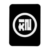 Koreaanse Sino Nummer 7 Zeven 칠【Chil】 Hangul Magneet (Verticaal)