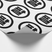 Koreaanse Sino Nummer 8 Acht 팔 【Pal】 Hangul Cadeaupapier (Hoek)