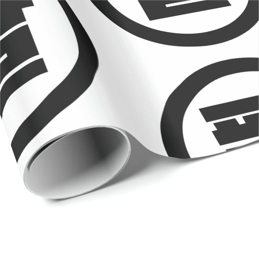 Koreaanse Sino Nummer 8 Acht 팔 【Pal】 Hangul Cadeaupapier (Rol Hoek)