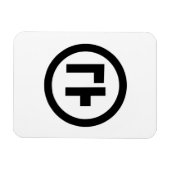 Koreaanse Sino Nummer 9 Negen 구 【Gu】 Hangul Magneet (Horizontaal)