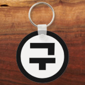 Koreaanse Sino Nummer 9 Negen 구 【Gu】 Hangul Sleutelhanger (Voorkant)