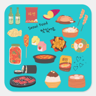 Koreaanse Sticker VOOR SEOULVOEDING