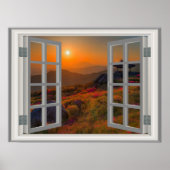 Koreaanse tempel 🍂 Neframe vensterframe Poster (Voorkant)