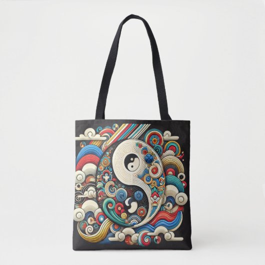 Koreaanse traditie Taegeuk Tote Bag (Voorkant)