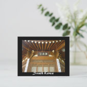 Koreaanse traditionele architectuur briefkaart (Staand voorkant)