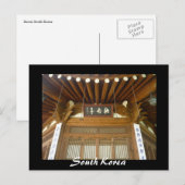 Koreaanse traditionele architectuur briefkaart (Voorkant / Achterkant)