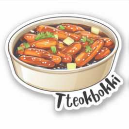 Koreaanse Tteokbokki Sticker