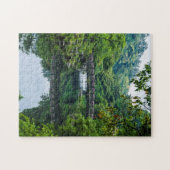 Koreaanse tuin en brug legpuzzel (Horizontaal)