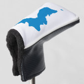 Koreaanse Unificatievlag Golfheadcover (3/4 voorkant)