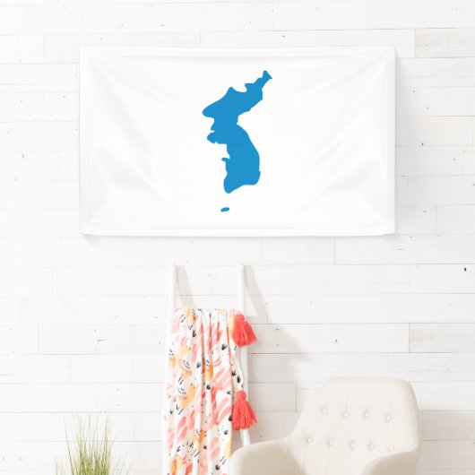 Koreaanse Unificatievlag Spandoek (Insitu)
