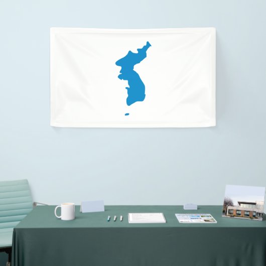 Koreaanse Unificatievlag Spandoek (Beurs)