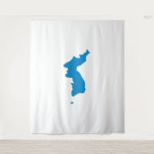 Koreaanse Unificatievlag Wandkleed (Voorkant)