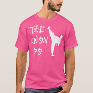 Koreaanse vechtsport gevechtsgeschenk taekwondo t-shirt