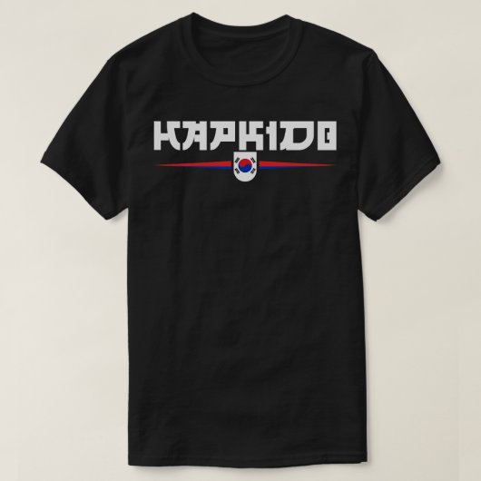 Koreaanse vechtsporten Hapkido T-shirt (Design voorkant)